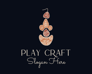 Bohemian Earring Craft logo design