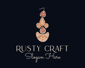 Bohemian Earring Craft logo design