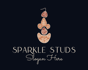 Bohemian Earring Craft logo design