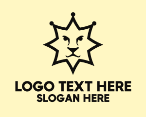 Sheriff Star Lion Logo