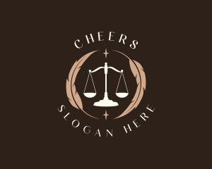 Legal Feather Scale Logo