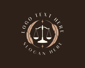 Legal Feather Scale Logo