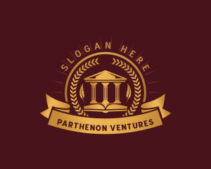 Parthenon - Academic Knowledge Education logo design