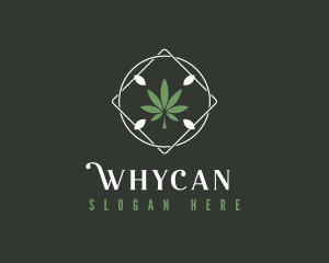 Cannabis Weed Leaf Logo