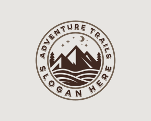 Peak Mountain Adventure logo design