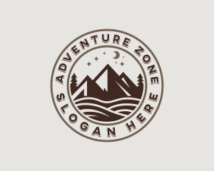 Peak Mountain Adventure logo design