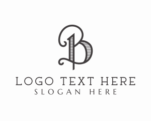 Yoga - Creative Letter B logo design