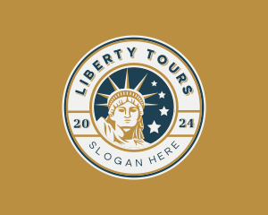 Statue Of Liberty - America Liberty Statue logo design