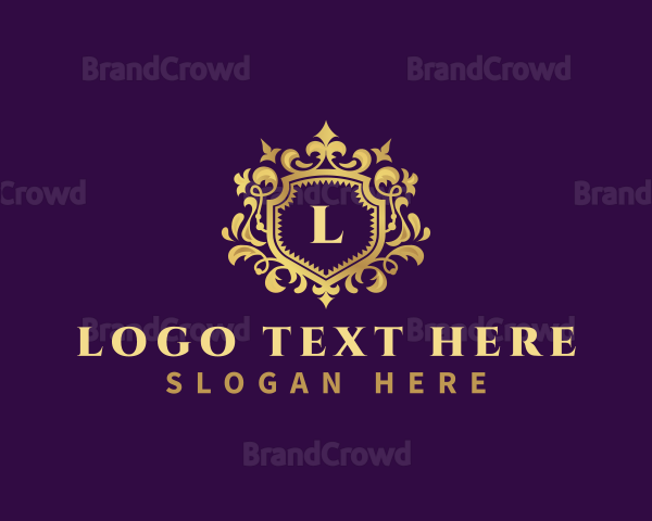 Luxury Royalty Shield Logo