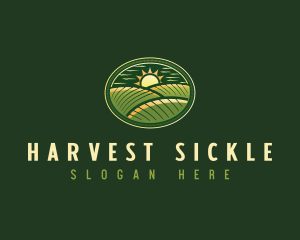 Farming Field Agriculture logo design