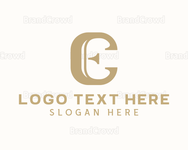 Professional Brand Letter E Logo