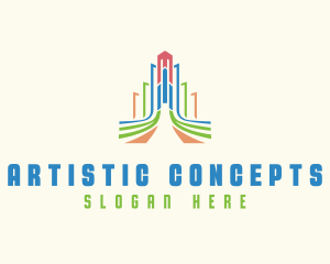 Abstract - Abstract Printing Tower logo design