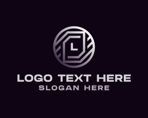 Blockchain - Tech Crypto Bitcoin logo design