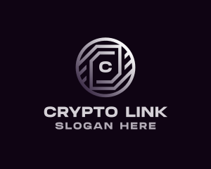 Tech Crypto Bitcoin logo design