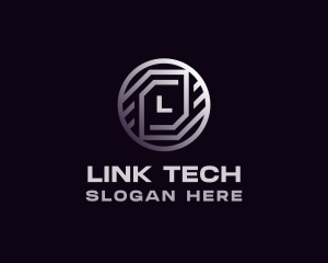 Tech Crypto Bitcoin logo design