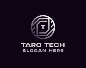 Tech Crypto Bitcoin logo design