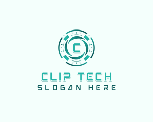 Cyber Tech AI logo design