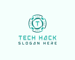 Cyber Tech AI logo design