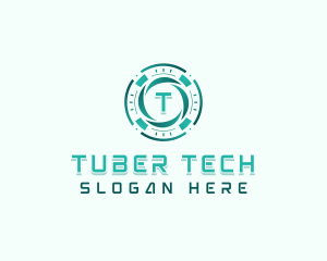 Cyber Tech AI logo design