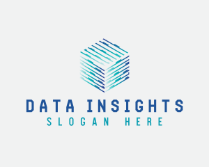 Cube Tech Data logo design