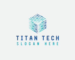 Cube Tech Data logo design