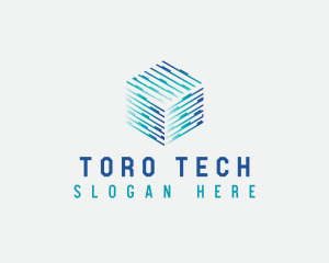 Cube Tech Data logo design