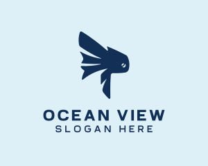 Fish Pet Aquarium logo design