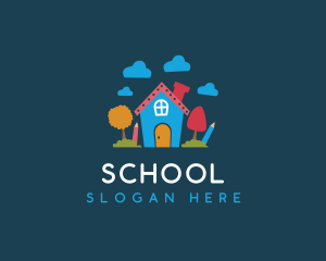 Nursery Kindergarten School logo design