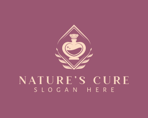 Naturopath - Feminine Cosmetic Bottle logo design