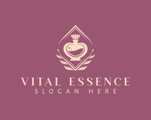 Essence - Feminine Cosmetic Bottle logo design