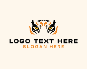 Tiger Head - Wildlife Tiger Safari logo design