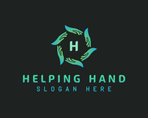 Helping Hand Community Welfare logo design