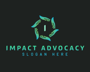 Advocacy - Helping Hand Community Welfare logo design