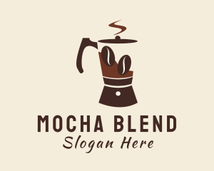 Mocha - Coffee Mixer Cafe logo design