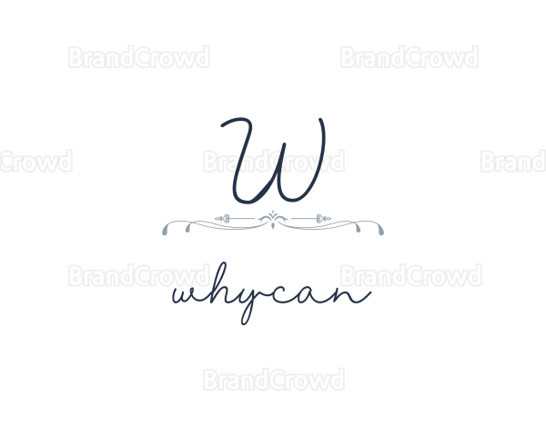 Elegant Wedding Signature Logo