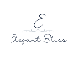 Elegant Wedding Signature logo design