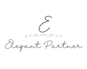 Elegant Wedding Signature logo design