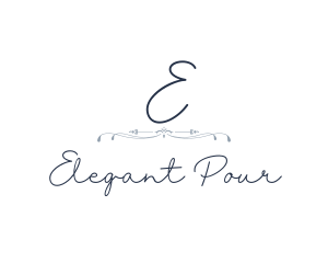 Elegant Wedding Signature logo design