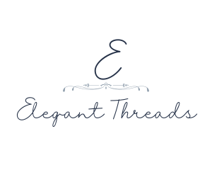 Elegant Wedding Signature logo design