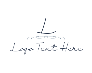 Elegant Wedding Signature Logo