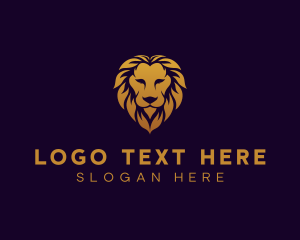 Gold - Jungle Lion Firm logo design