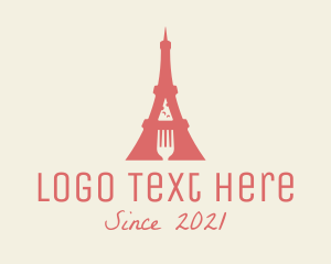 Cafeteria - Eiffel Tower Restaurant logo design