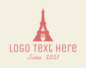 Paris - Eiffel Tower Restaurant logo design