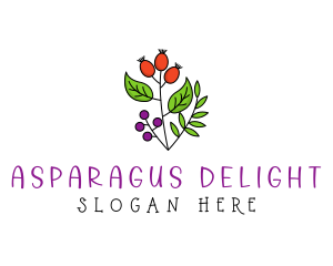 Elegant Herb Restaurant Produce logo design