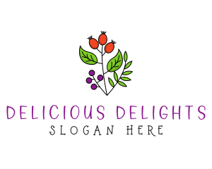 Elegant Herb Restaurant Produce logo design