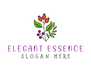 Elegant Herb Restaurant Produce logo design