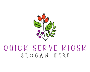 Elegant Herb Restaurant Produce logo design