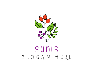 Elegant Herb Restaurant Produce logo design