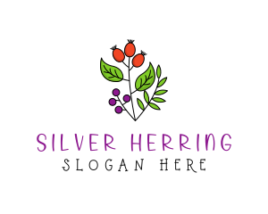 Elegant Herb Restaurant Produce logo design