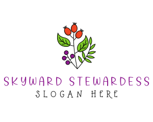 Elegant Herb Restaurant Produce logo design